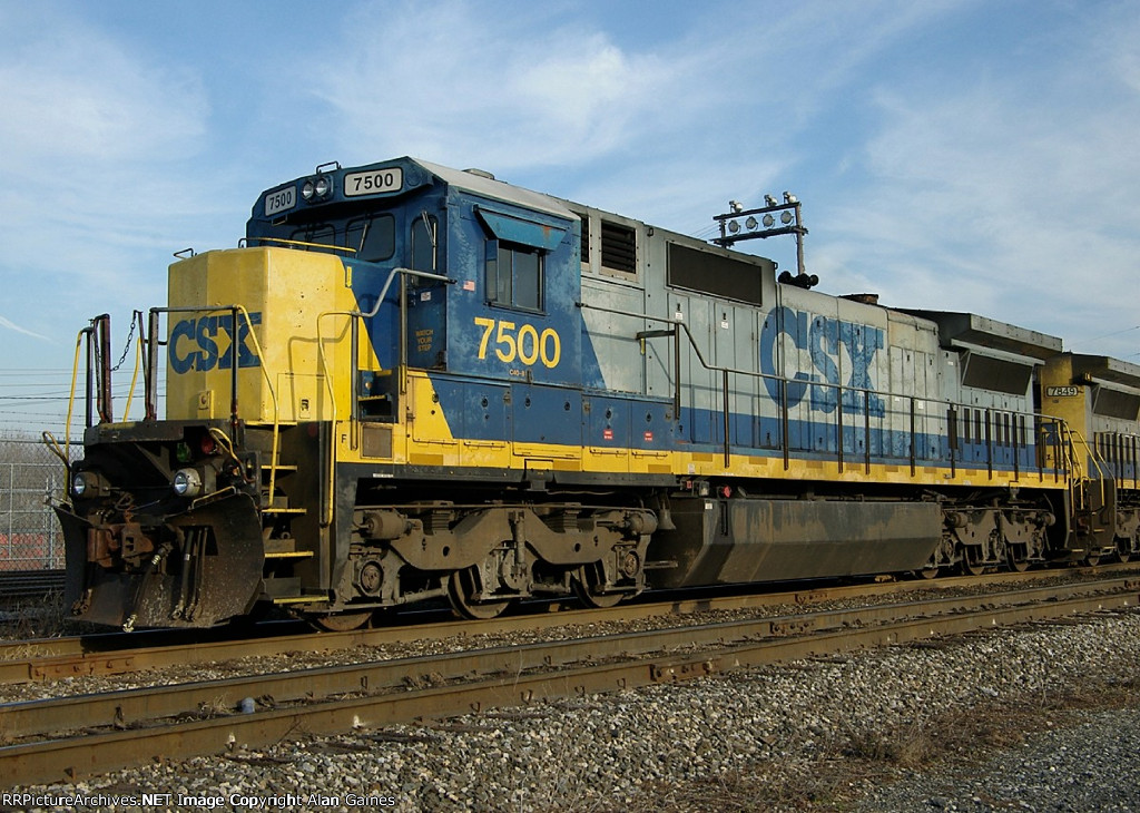 CSX C40-8 7500